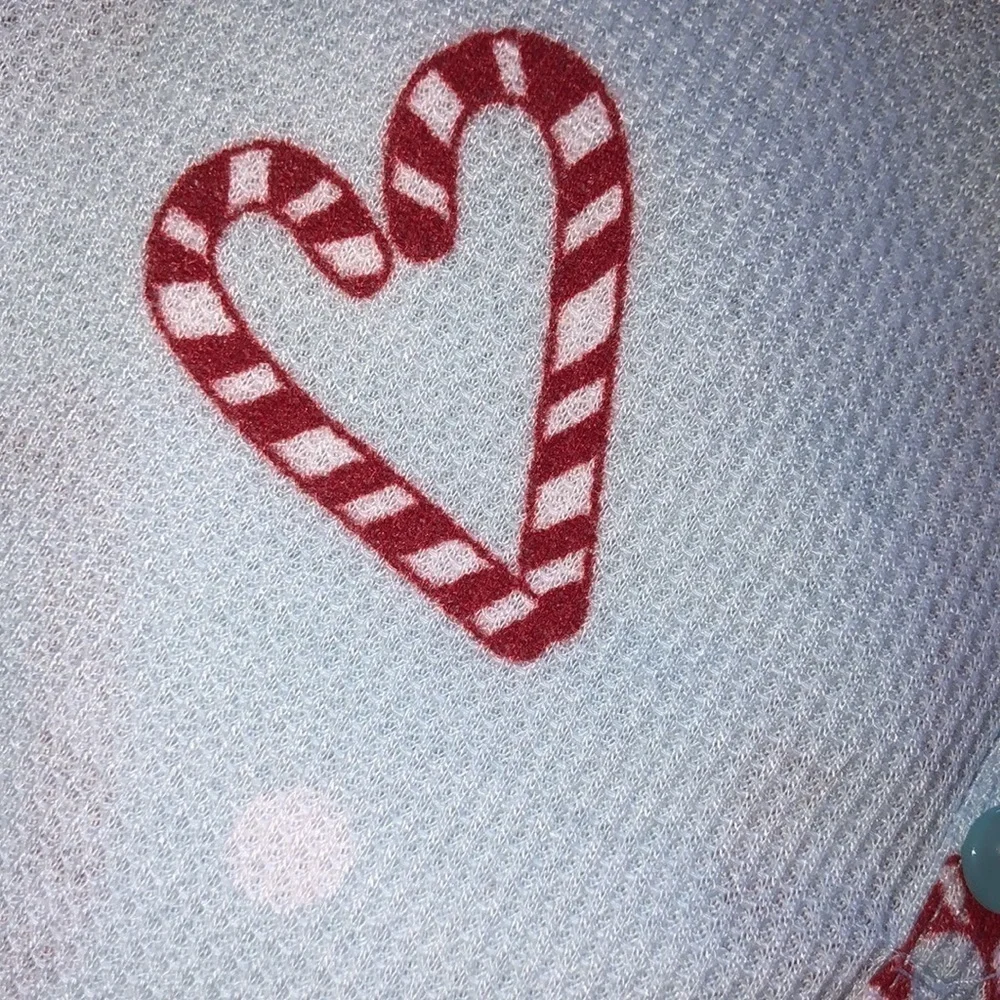 Girls Christmas Pajamas Candy Canes Size Girls18/20 NWOT